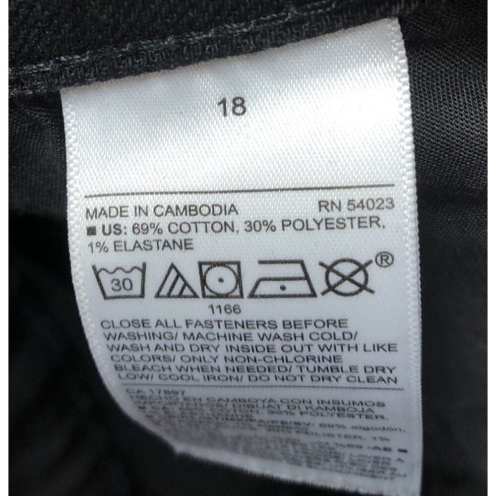 Old Navy Super Skinny Jeans Size 18 Black Mid Rise Black Wash - Picture 15 of 16